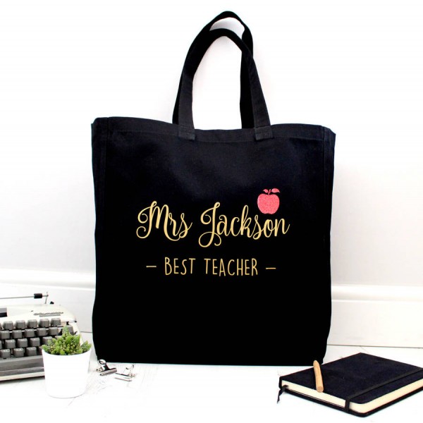 Personalised Teachers Tote Bag - Best Teacher Design